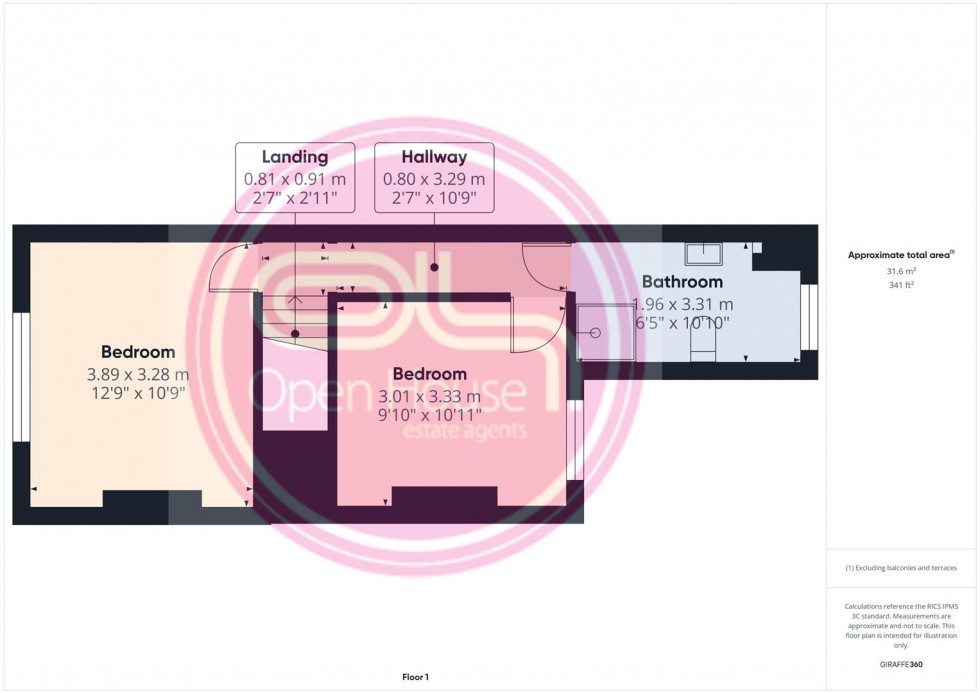 Floorplan for Park Road, Church Gresley