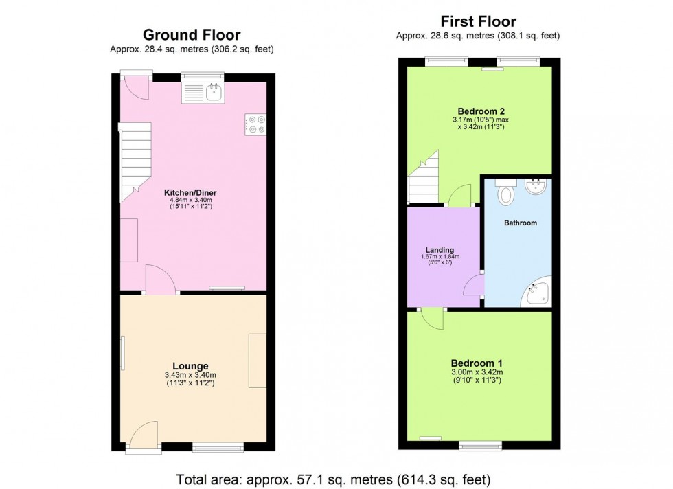 Floorplan for Morris Green Lane, Bolton