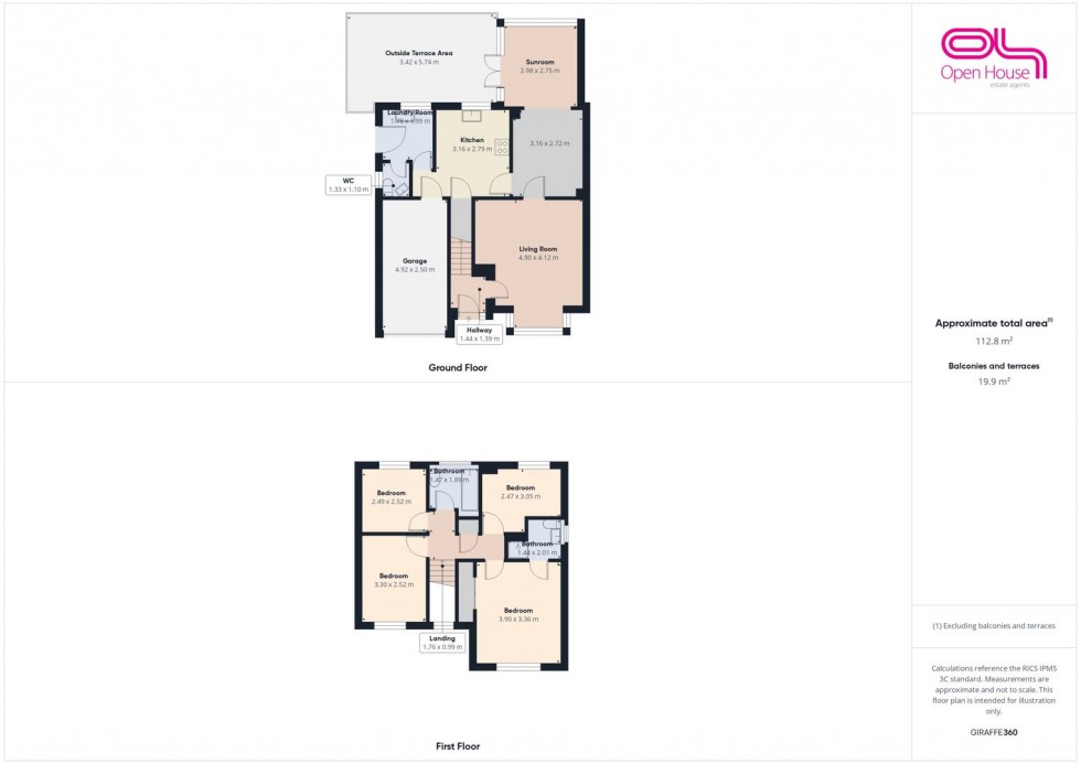 Floorplan for Telford Close, Burntwood
