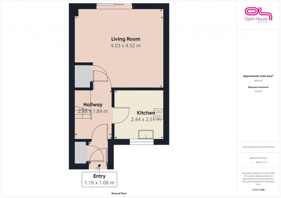 Floorplan for Brooklime Gardens, Stafford