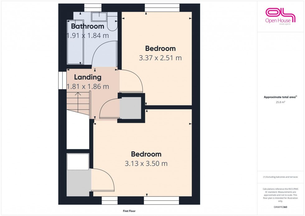 Floorplan for Brooklime Gardens, Stafford