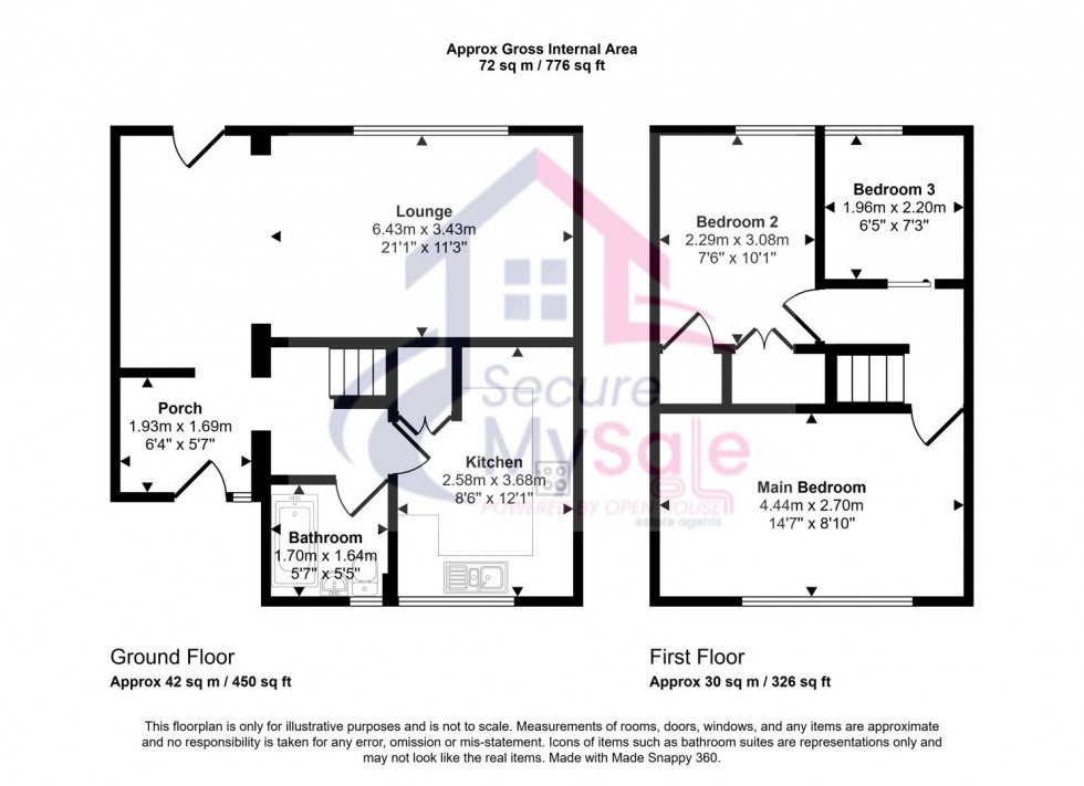 Floorplan for Fifth Avenue, Grantham