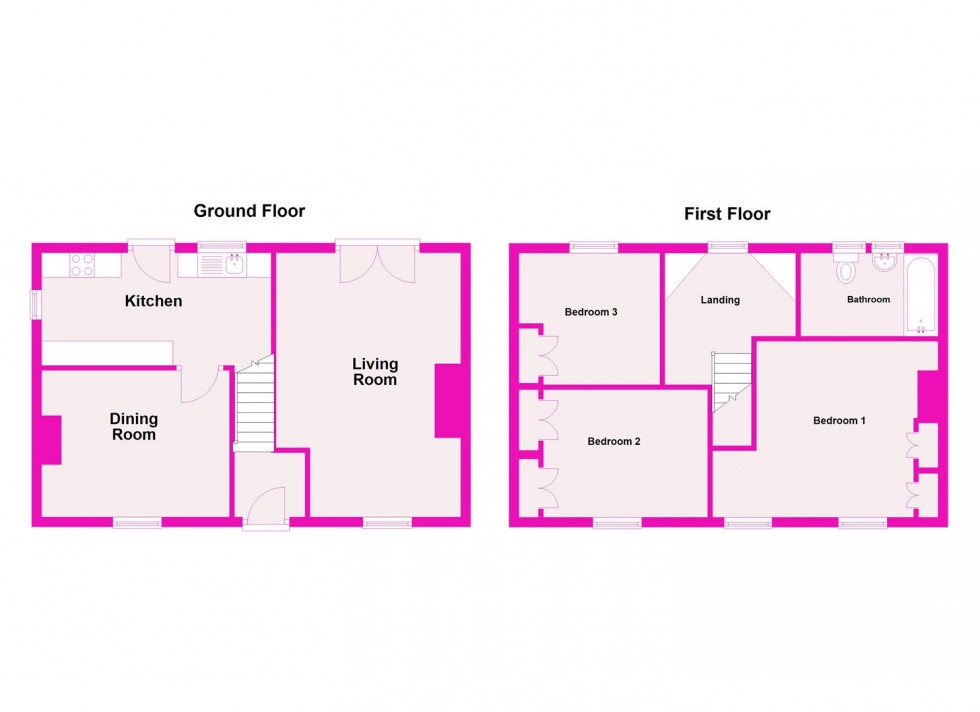 Floorplan for Cilcen Grove, Wrexham