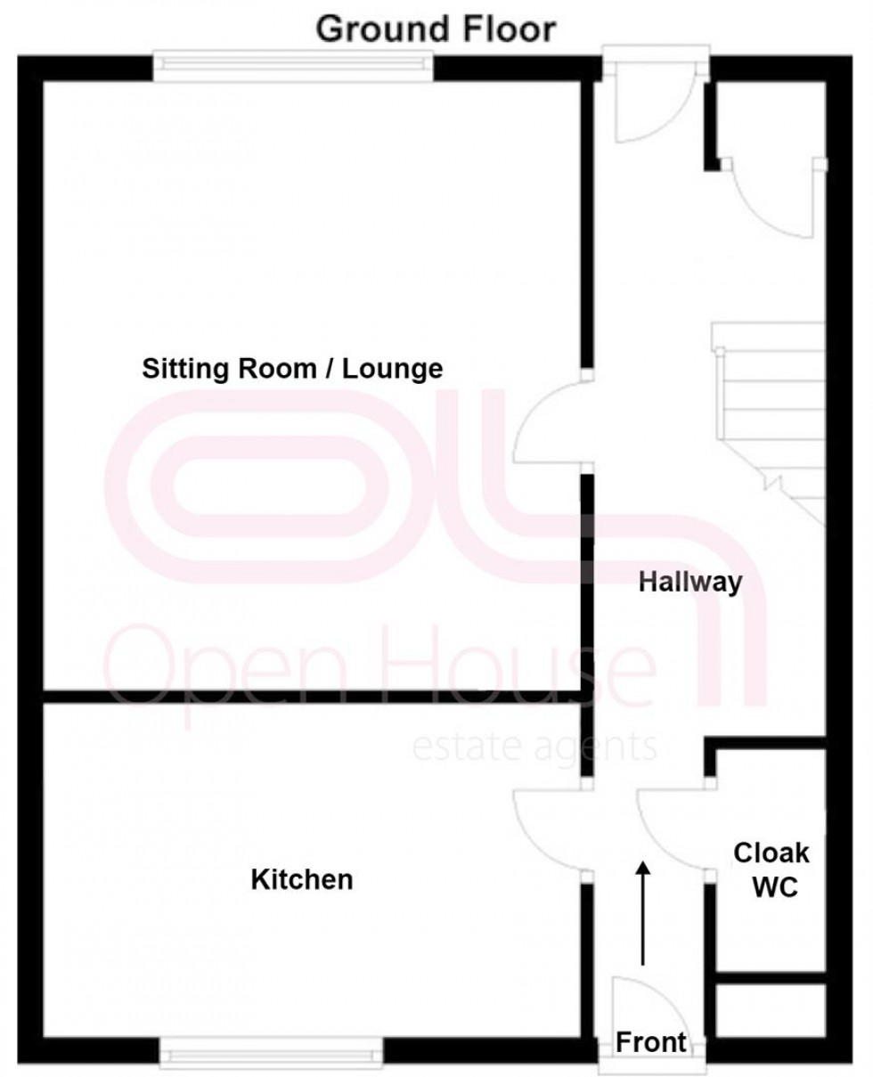 Floorplan for Clipston Walk, Peterborough
