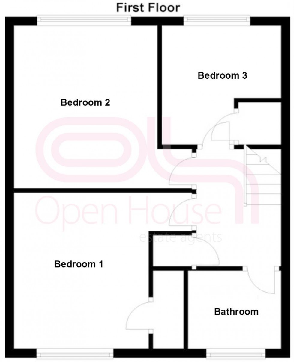 Floorplan for Clipston Walk, Peterborough