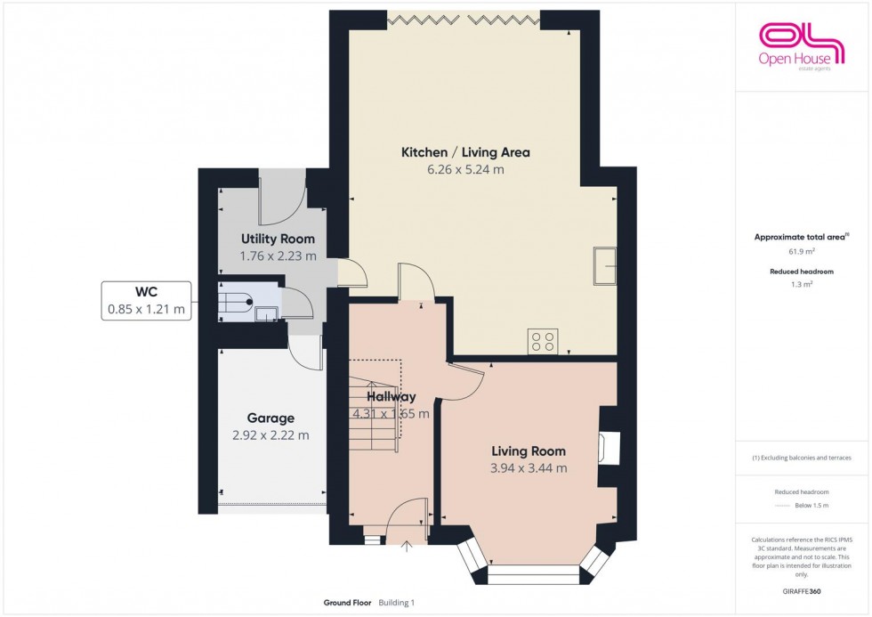 Floorplan for Cannock Road, Brocton