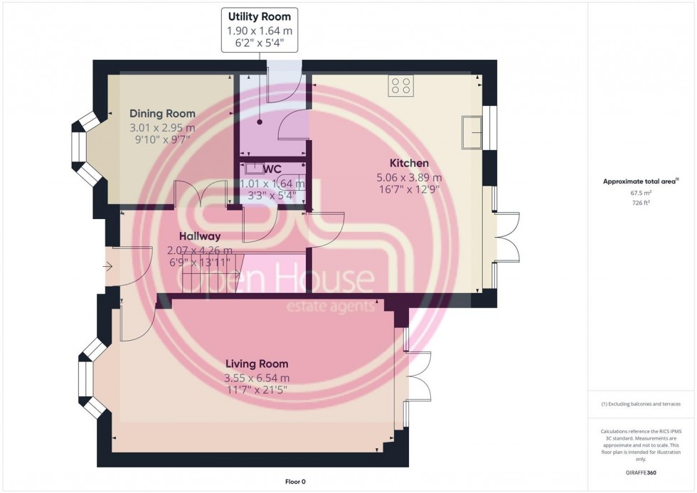 Floorplan for Henley Grove, Church Gresley