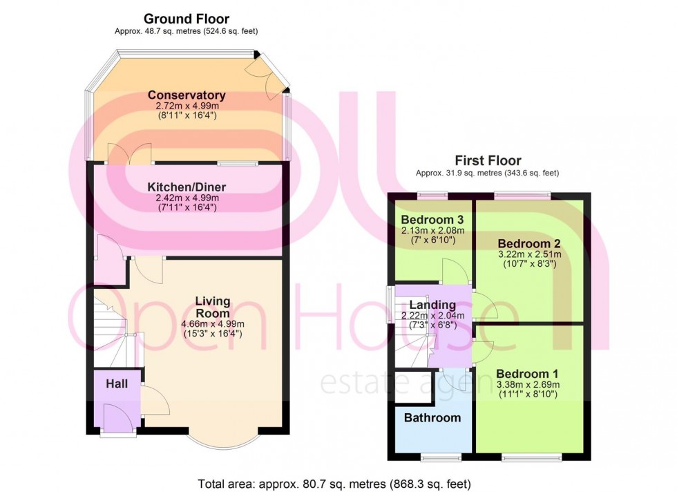 Floorplan for Cringle Close, Bolton