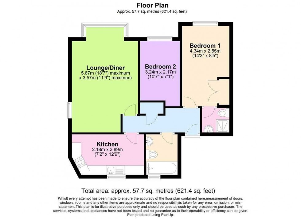 Floorplan for Bowes Close,,Horsham