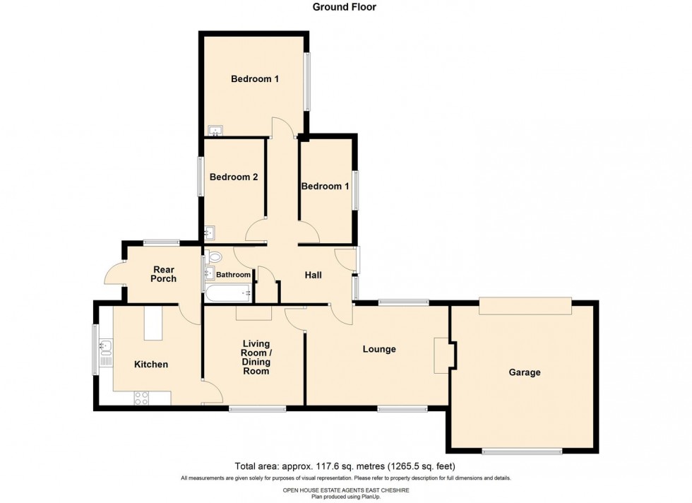 Floorplan for Caergeiliog, Holyhead