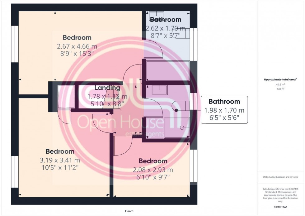 Floorplan for Jacklin Close, Branston