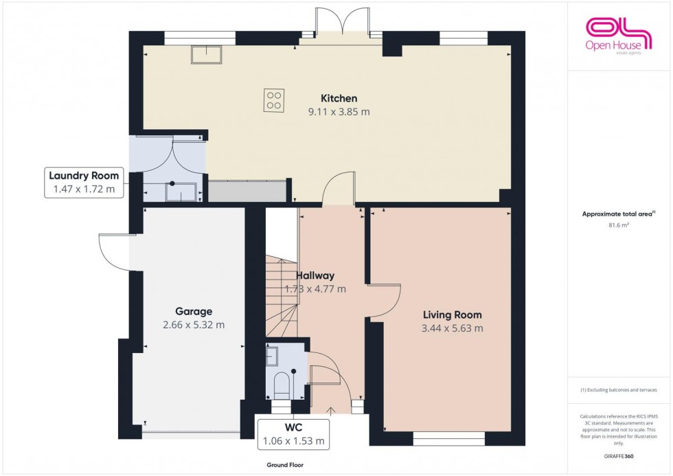 Floorplan for Lapwing Place, Stafford