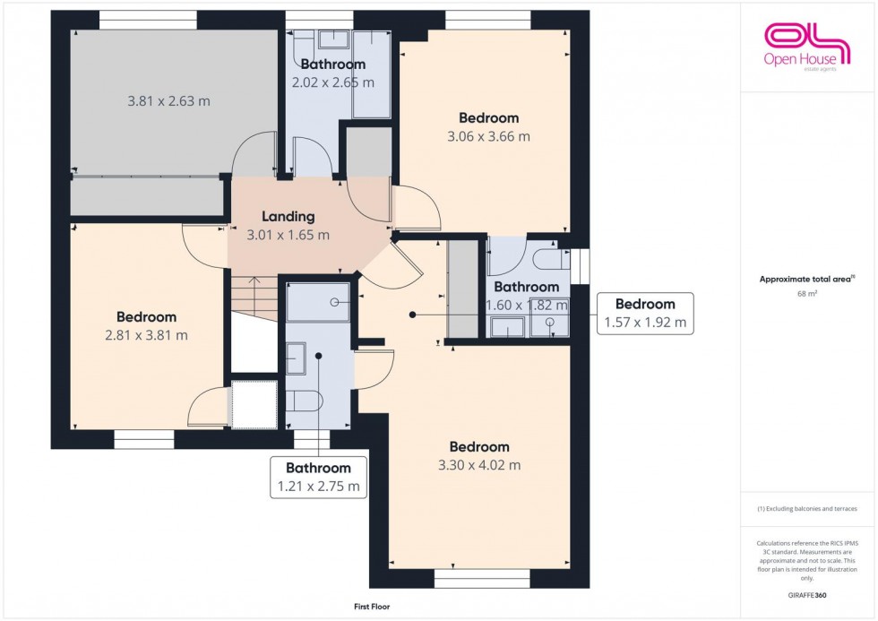 Floorplan for Lapwing Place, Stafford