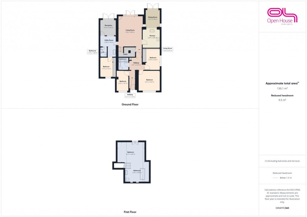 Floorplan for Meadow Lane, Derrington
