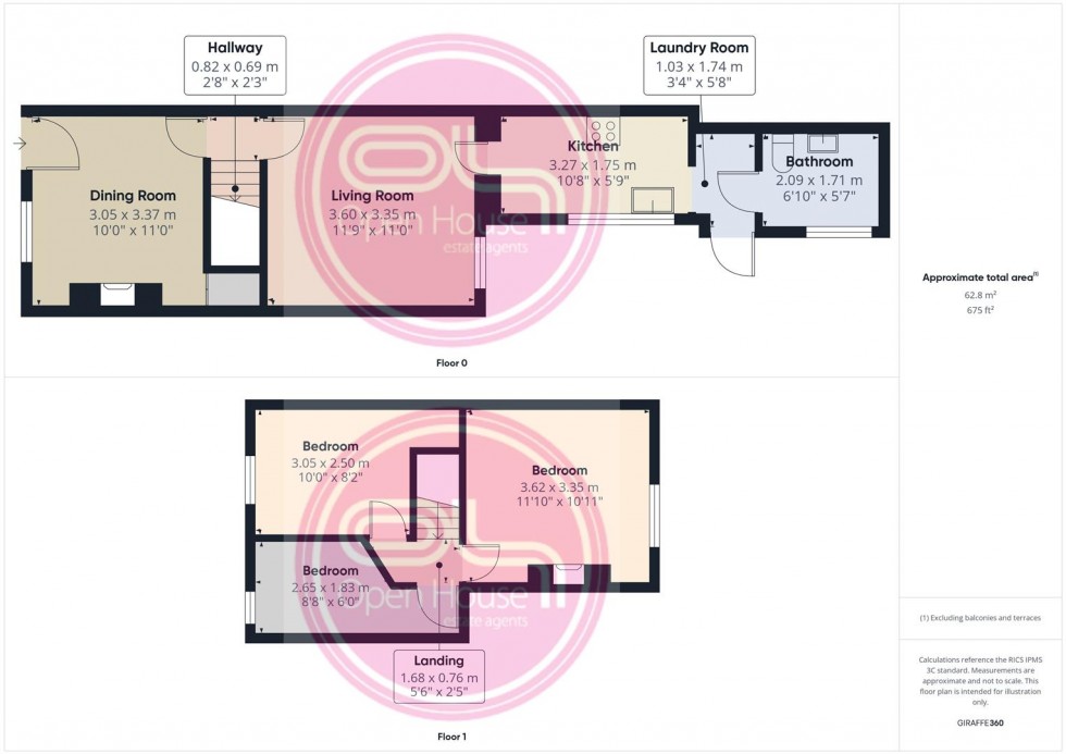 Floorplan for Darklands Road, Swadlincote