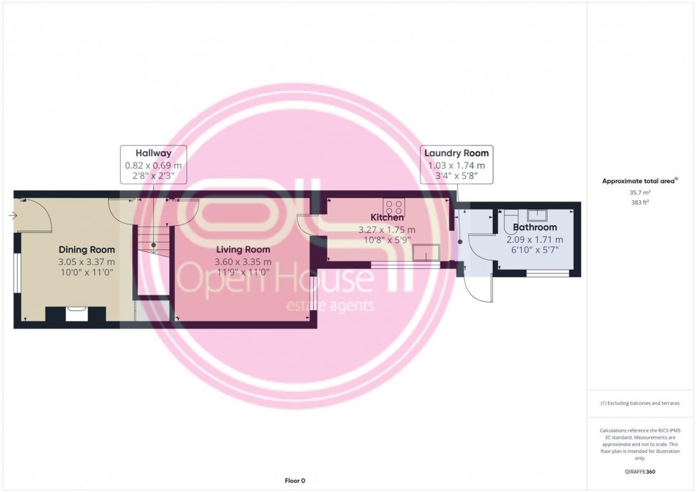 Floorplan for Darklands Road, Swadlincote