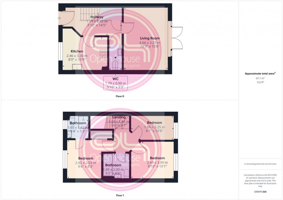 Floorplan for Skylark Drive, Branston