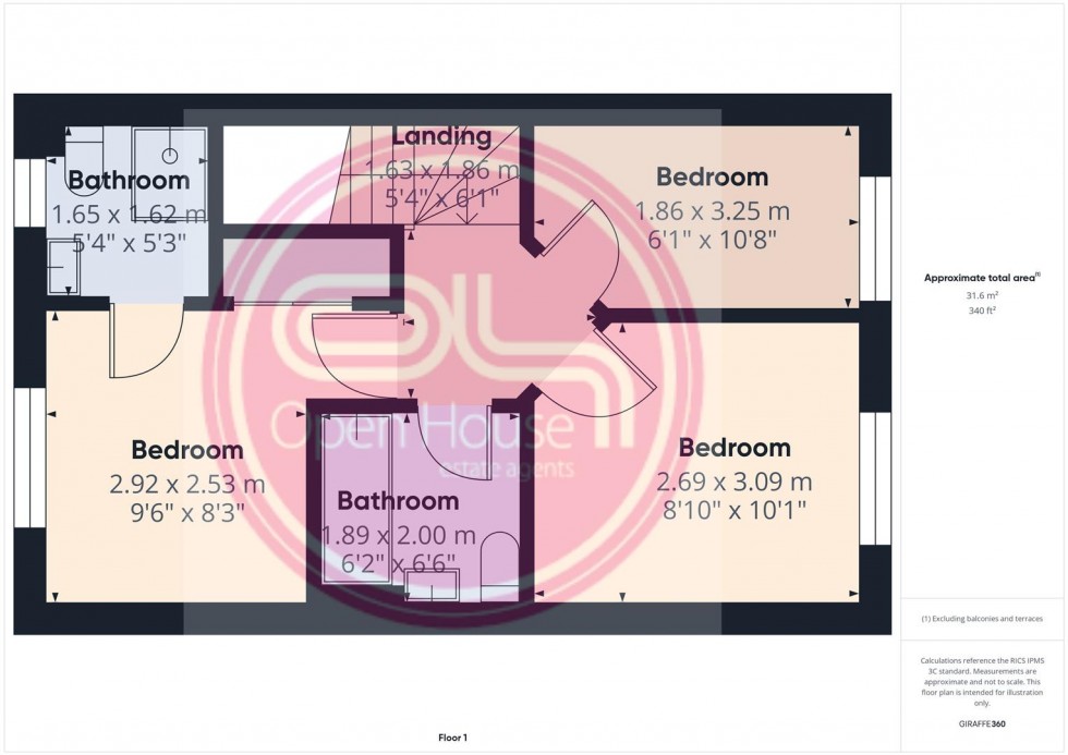 Floorplan for Skylark Drive, Branston