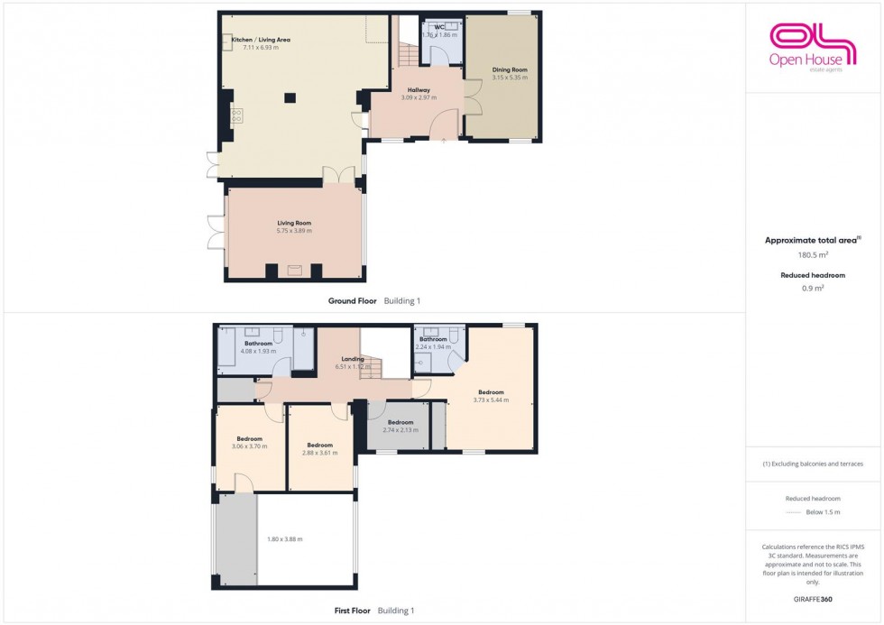 Floorplan for Bednall Road, Acton Trussell