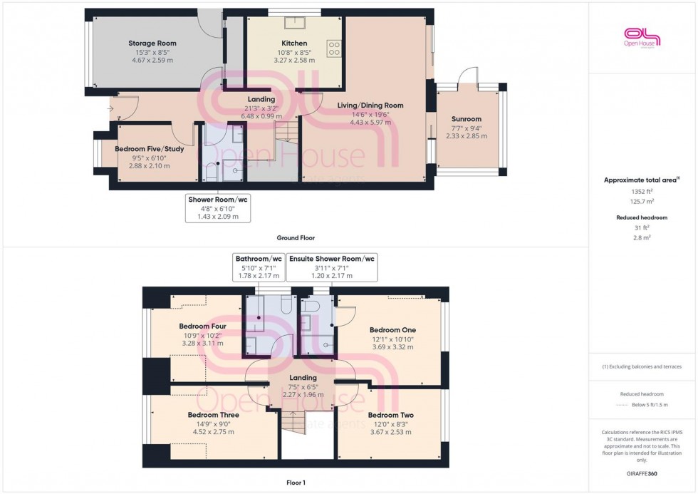 Floorplan for Dorothy Avenue, Peacehaven