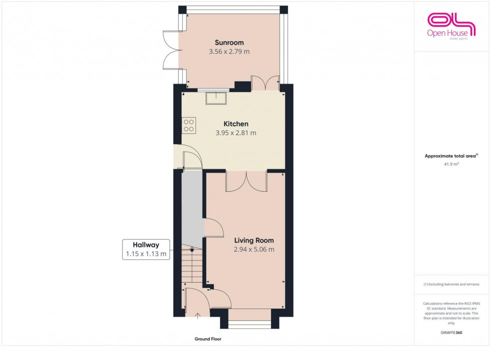 Floorplan for Littleworth Road, Cannock