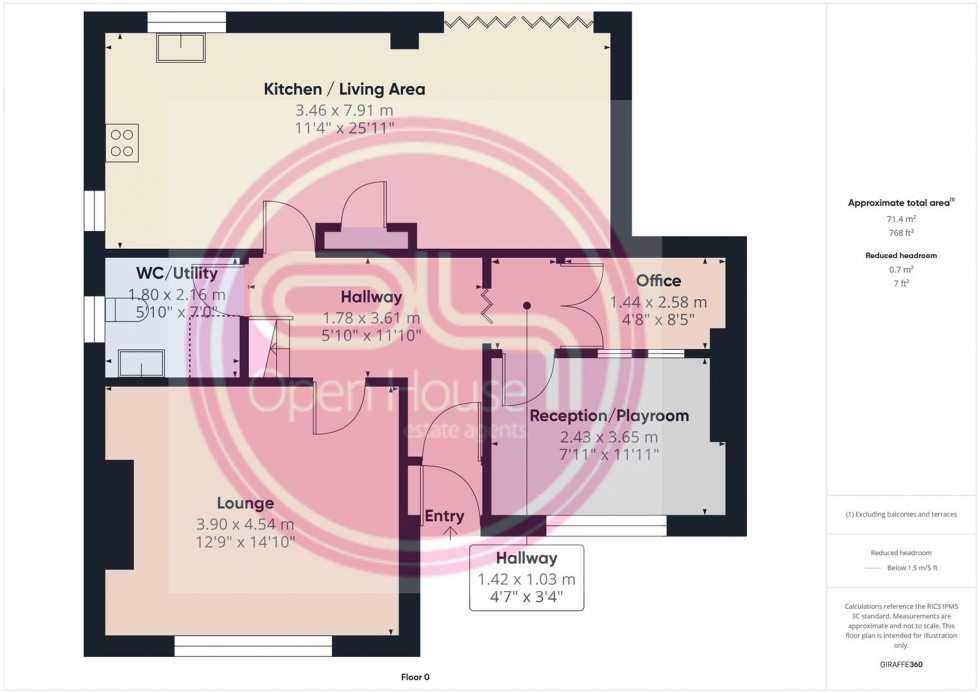 Floorplan for Burton Road, Castle Gresley, Swadlincote