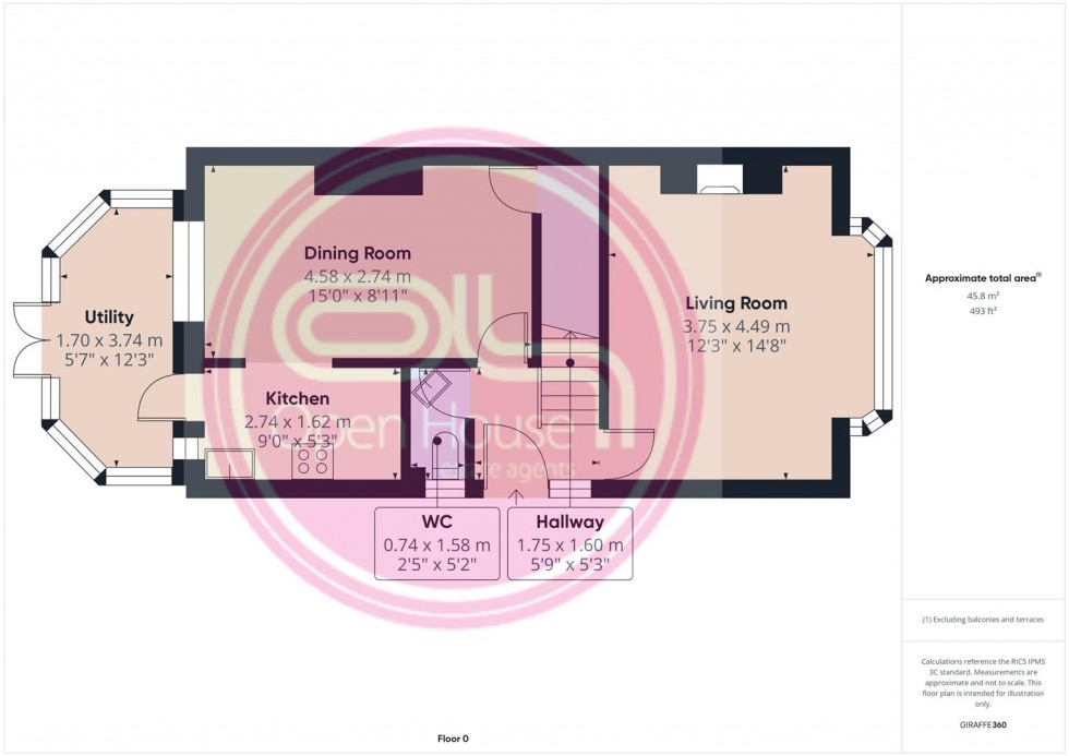 Floorplan for Greenwood Road, Burton-On-Trent