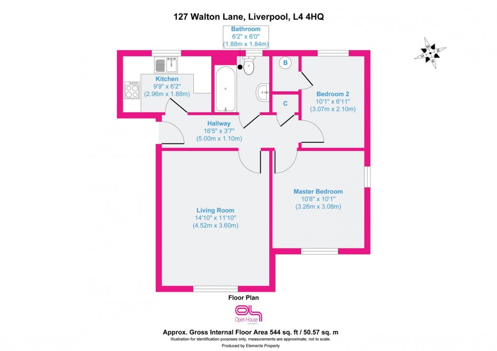 Floorplan for Walton Lane, Liverpool
