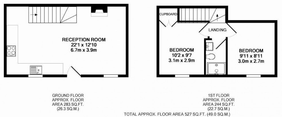 Floorplan for Crawley Road, Horsham