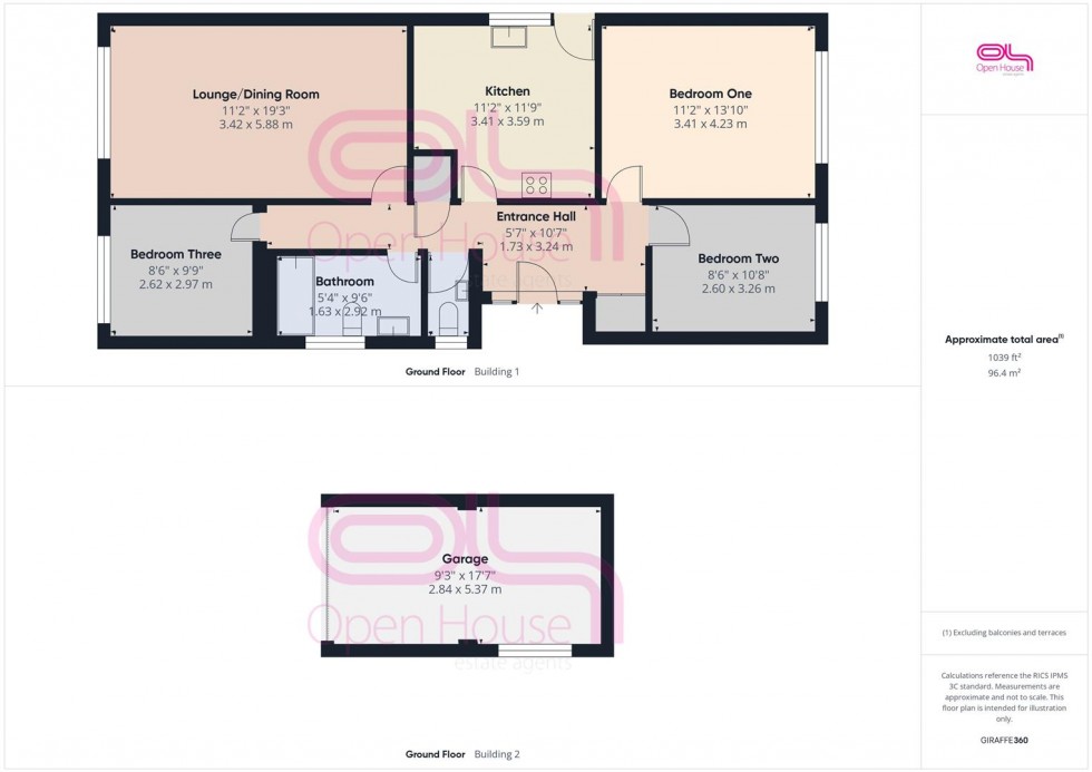 Floorplan for Firle Road, Peacehaven