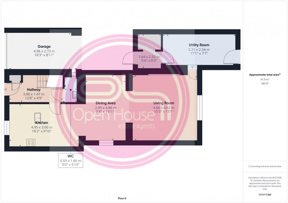Floorplan for Cranfield Avenue, Church Gresley