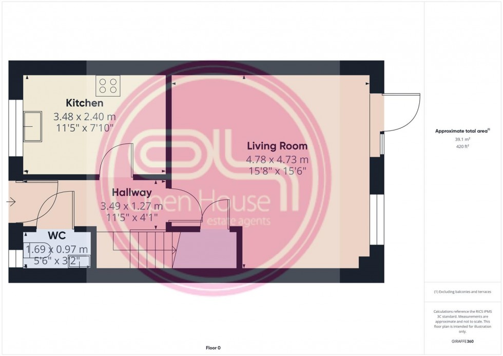 Floorplan for Fivelands Road, Burton-On-Trent