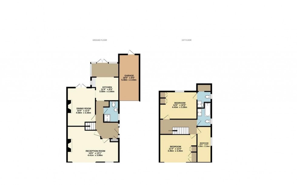 Floorplan for Knightwood Crescent, New Malden
