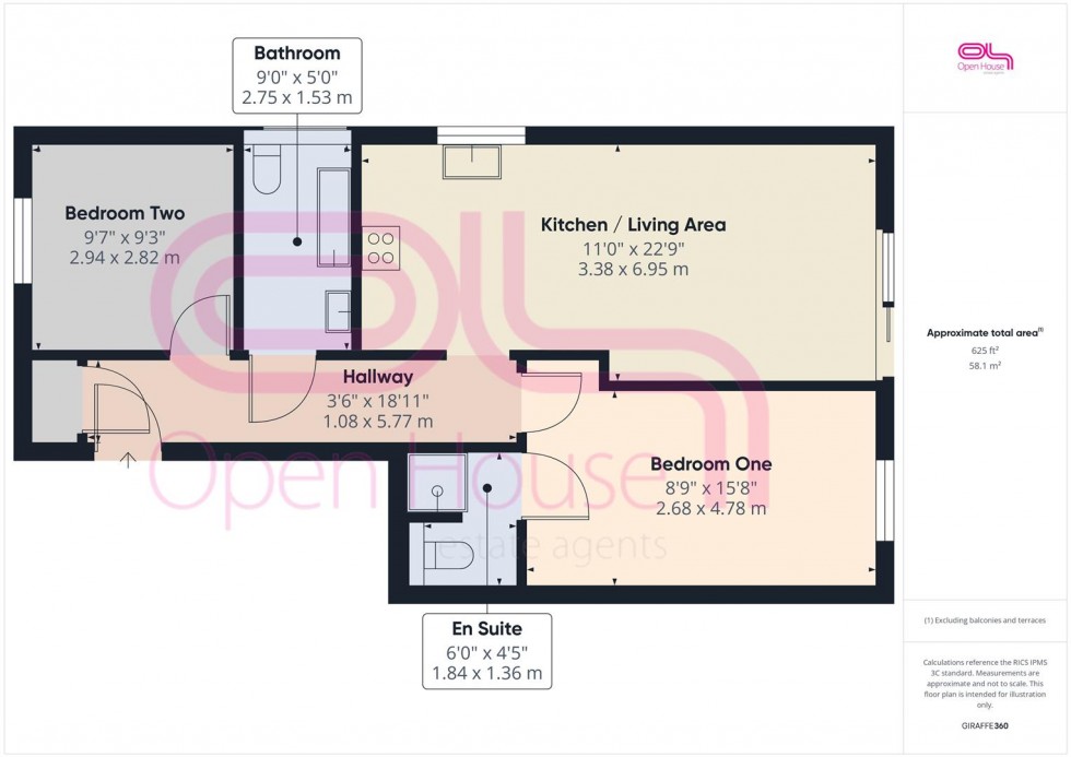 Floorplan for Montpelier House, Keymer Avenue, Peacehaven
