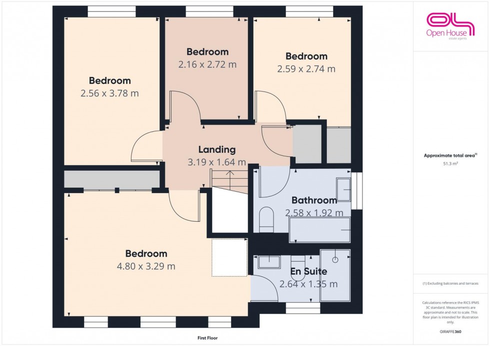 Floorplan for Bluebell Hollow, Stafford