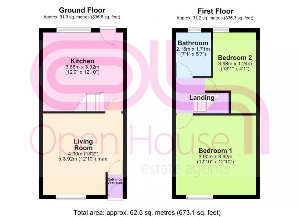Floorplan for Ryley Avenue, Bolton