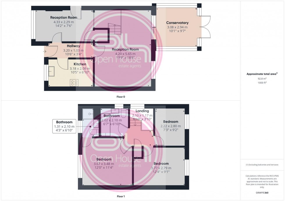 Floorplan for Home Farm Court, Castle Gresley