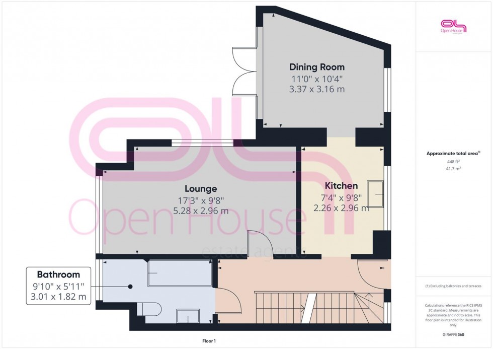 Floorplan for Church Hill, Newhaven