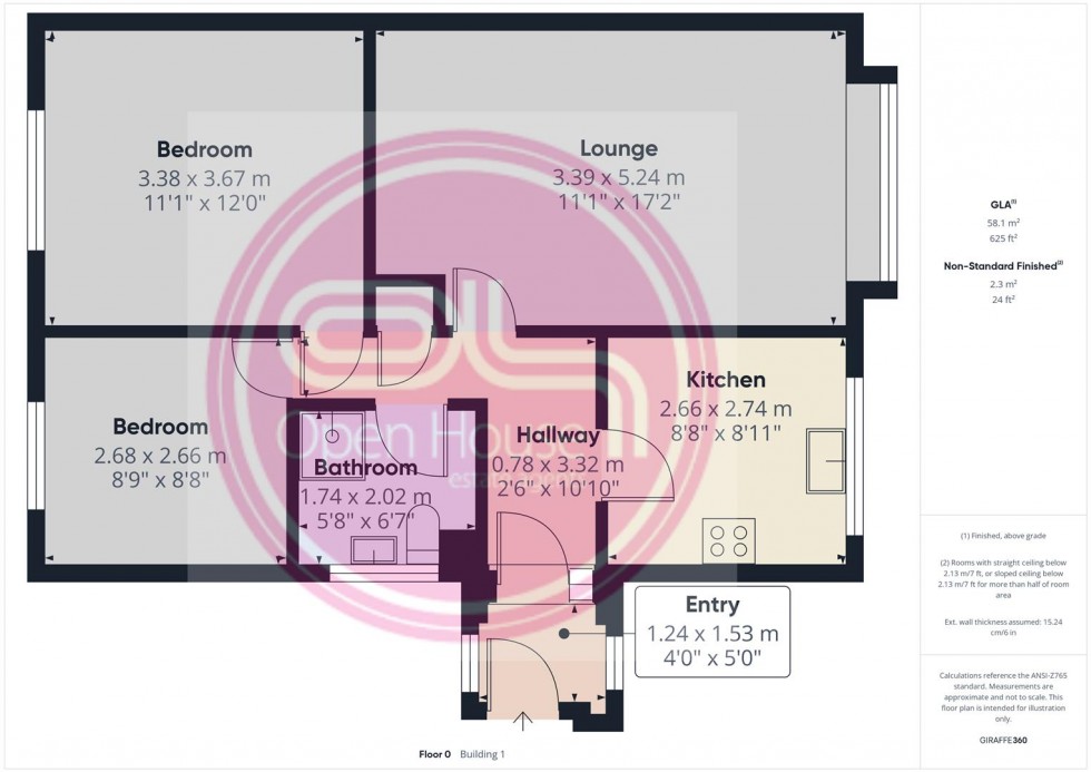 Floorplan for Albert Road, Church Gresley