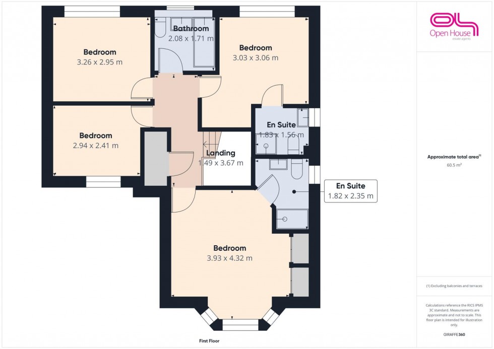 Floorplan for Bluebell Hollow, Stafford