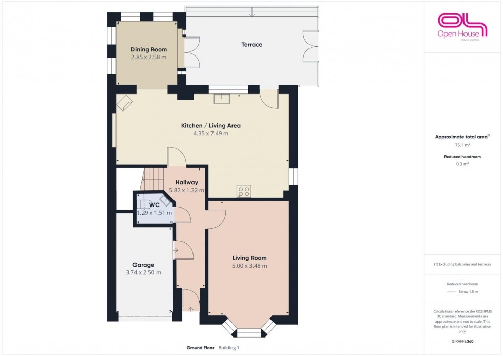 Floorplan for Brisbane Way, Cannock