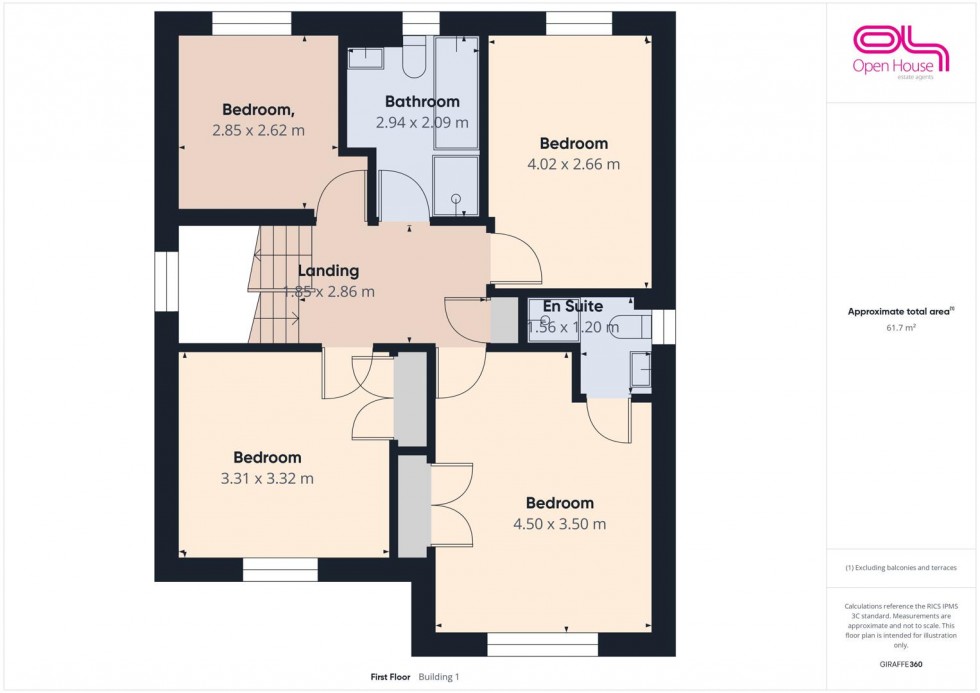 Floorplan for Brisbane Way, Cannock