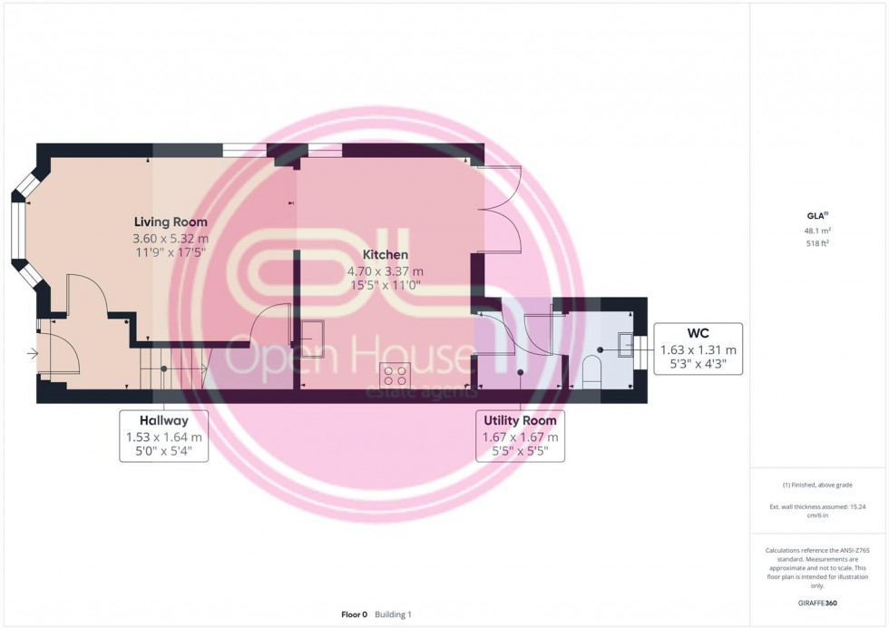 Floorplan for Drift Road, Castle Gresley, Swadlincote