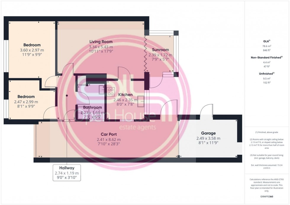 Floorplan for Briar Close, Newhall, Swadlincote