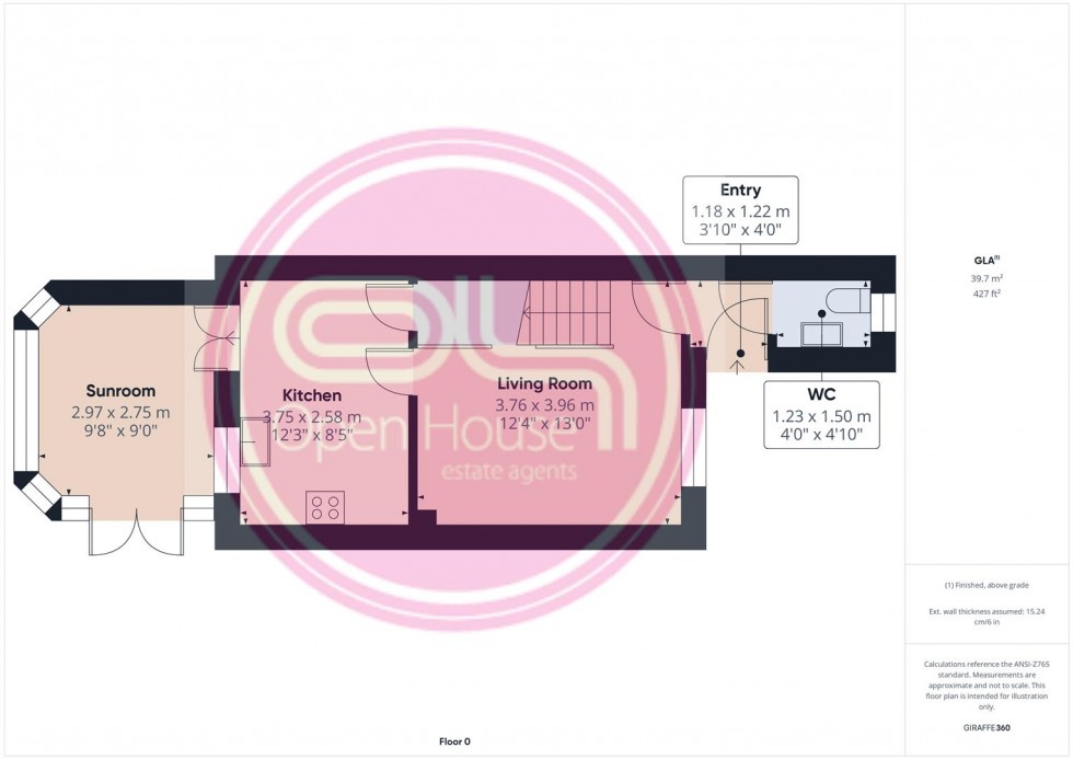 Floorplan for Anchor Close, Swadlincote