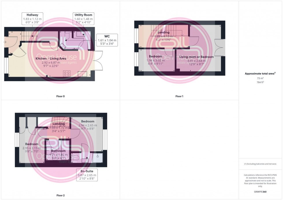 Floorplan for Blakeholme Court, Burton-On-Trent