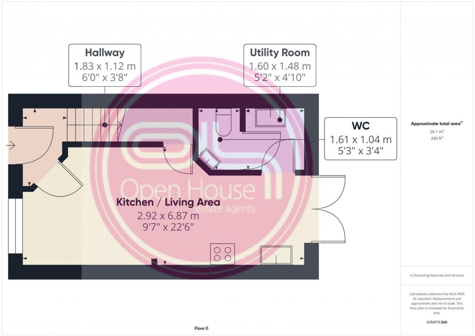 Floorplan for Blakeholme Court, Burton-On-Trent