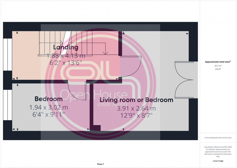 Floorplan for Blakeholme Court, Burton-On-Trent
