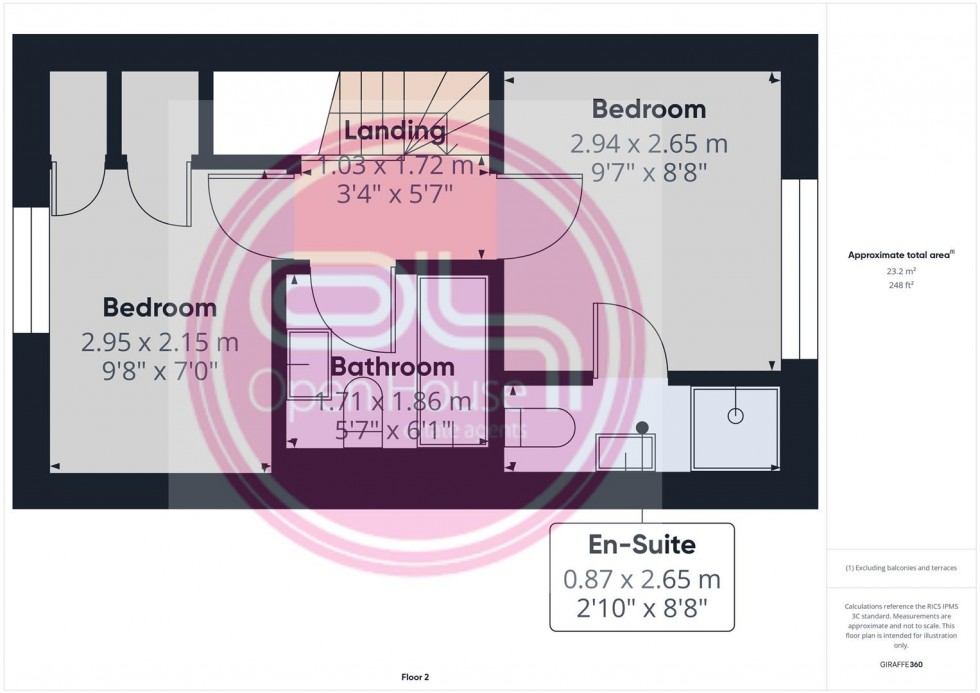Floorplan for Blakeholme Court, Burton-On-Trent
