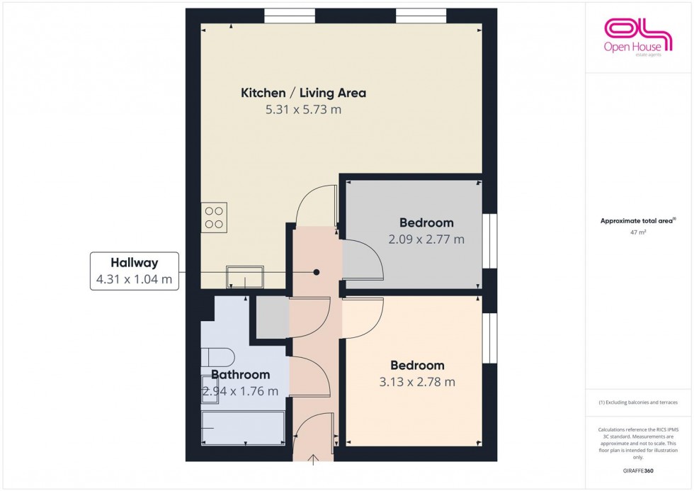 Floorplan for Park Street, Cannock